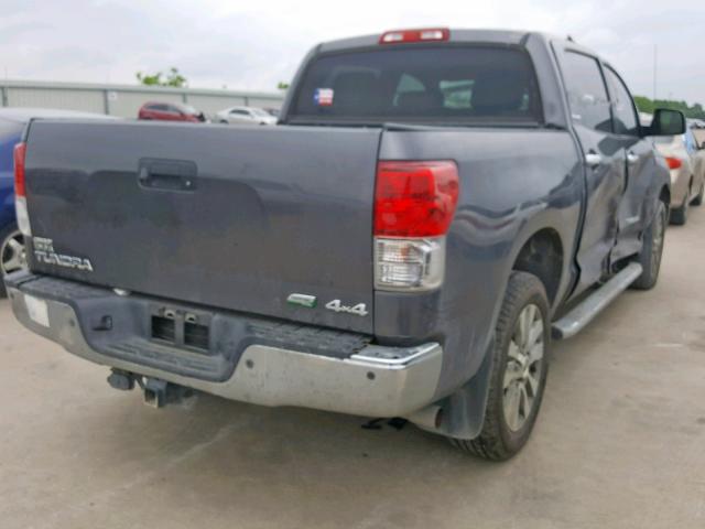 5TFHW5F1XCX235936 - 2012 TOYOTA TUNDRA CRE CHARCOAL photo 4