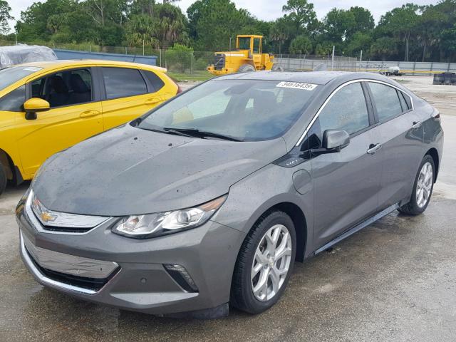 1G1RB6S57HU130710 - 2017 CHEVROLET VOLT PREMI GRAY photo 2