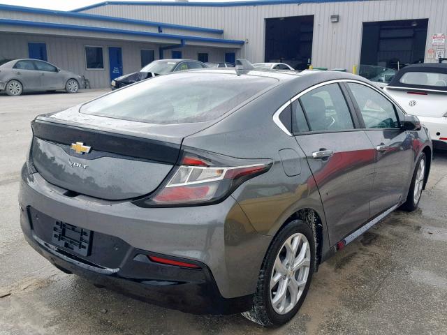 1G1RB6S57HU130710 - 2017 CHEVROLET VOLT PREMI GRAY photo 4