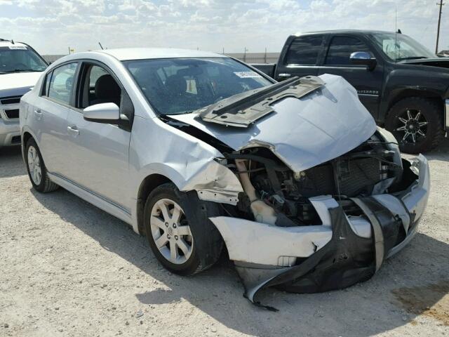 3N1AB6AP9CL707380 - 2012 NISSAN SENTRA 2.0 SILVER photo 1