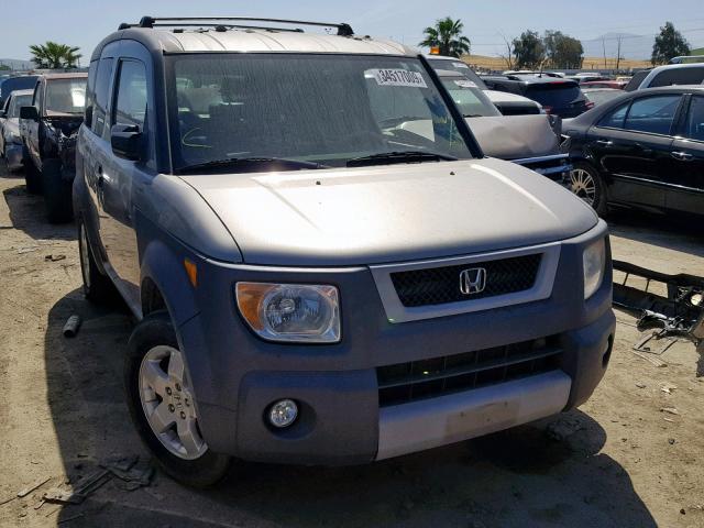 5J6YH285X4L013604 - 2004 HONDA ELEMENT EX GRAY photo 1