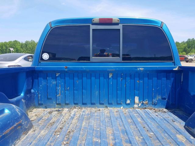 1B7GL22Z2YS657220 - 2000 DODGE DAKOTA BLUE photo 6