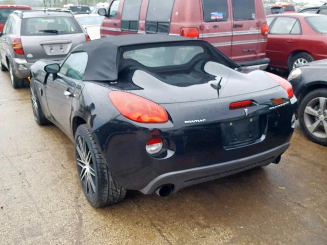 1G2MG35X97Y119086 - 2007 PONTIAC SOLSTICE G BLACK photo 3