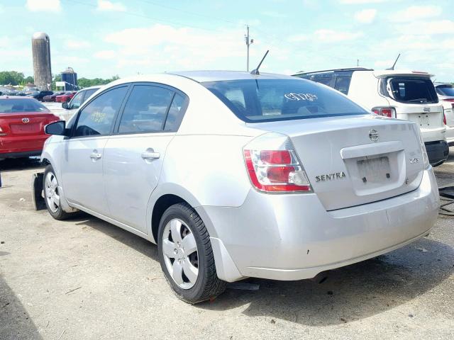 3N1AB61E88L701110 - 2008 NISSAN SENTRA 2.0 SILVER photo 3