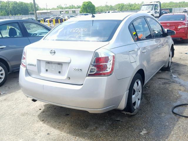 3N1AB61E88L701110 - 2008 NISSAN SENTRA 2.0 SILVER photo 4