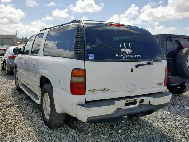 1GKFK66U03J253484 - 2003 GMC YUKON XL D WHITE photo 3