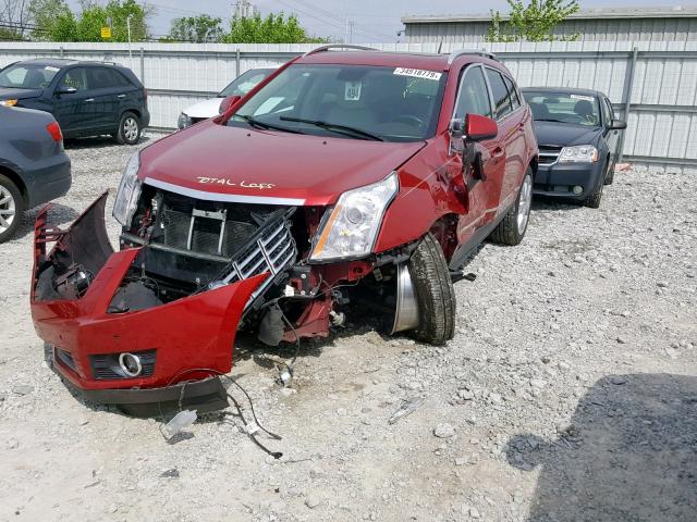 3GYFNBEY1BS614518 - 2011 CADILLAC SRX PERFOR RED photo 2