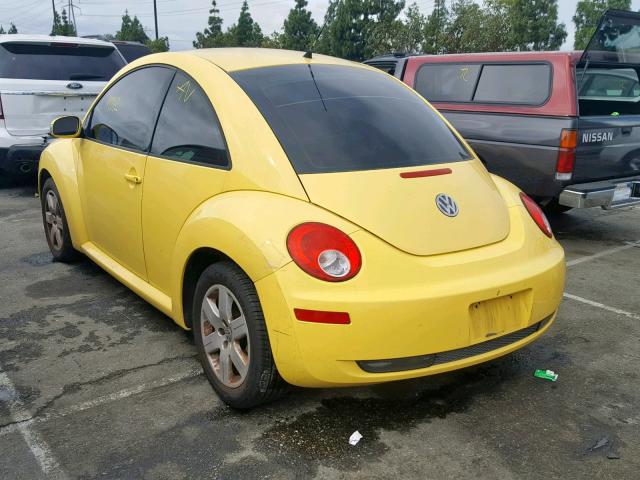 3VWPG31C37M514532 - 2007 VOLKSWAGEN NEW BEETLE 黄色 照片 3