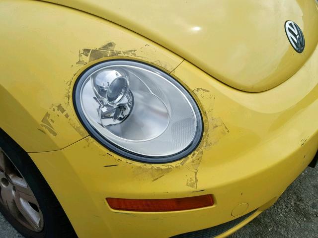 3VWPG31C37M514532 - 2007 VOLKSWAGEN NEW BEETLE 黄色 照片 9