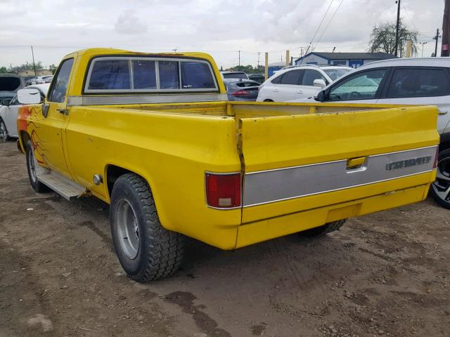 CCY243Z138284 - 1973 CHEVROLET .CK2500 YELLOW photo 3