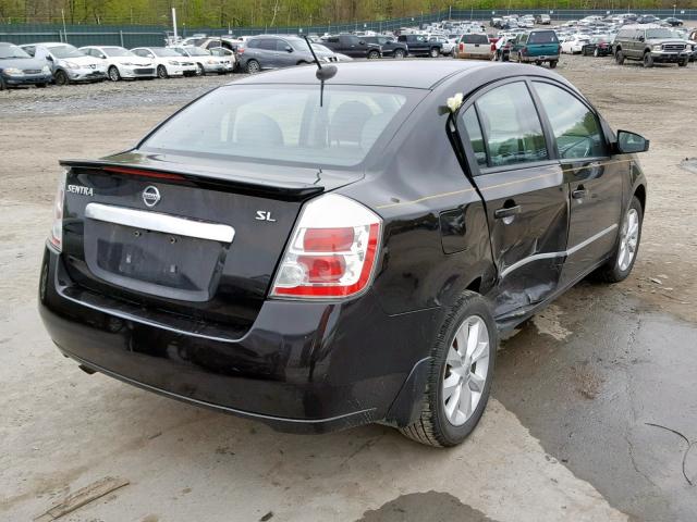 3N1AB6AP9BL637412 - 2011 NISSAN SENTRA 2.0 BLACK photo 4