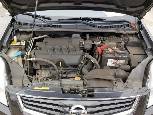 3N1AB6AP9BL637412 - 2011 NISSAN SENTRA 2.0 BLACK photo 7