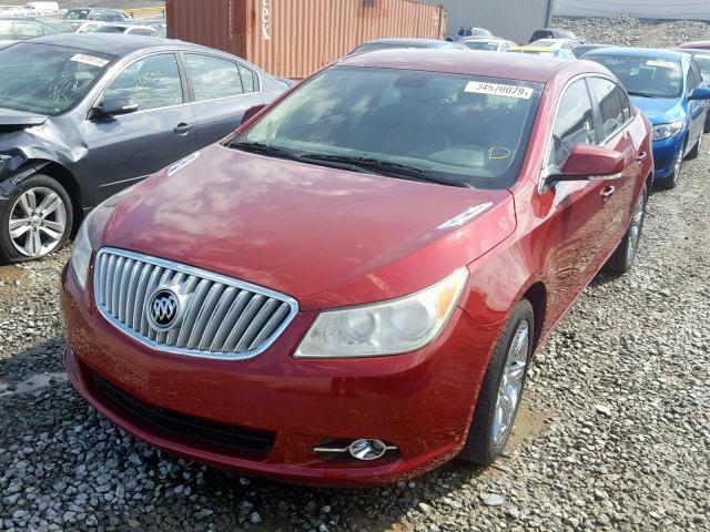 1G4GC5ED8BF115388 - 2011 BUICK LACROSSE C RED photo 2