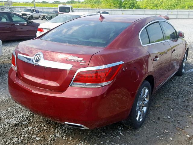 1G4GC5ED8BF115388 - 2011 BUICK LACROSSE C RED photo 4