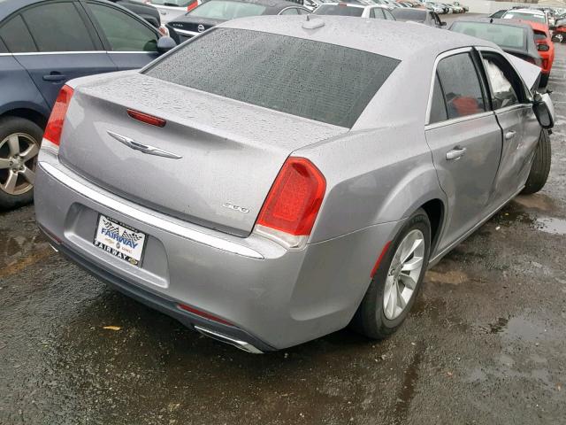 2C3CCAAG2GH268449 - 2016 CHRYSLER 300 LIMITE GRAY photo 4