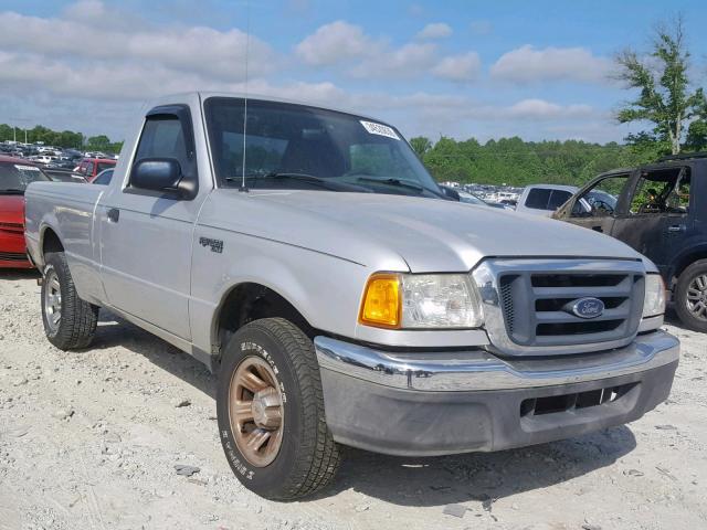 1FTYR10D84PA20754 - 2004 FORD RANGER SILVER photo 1