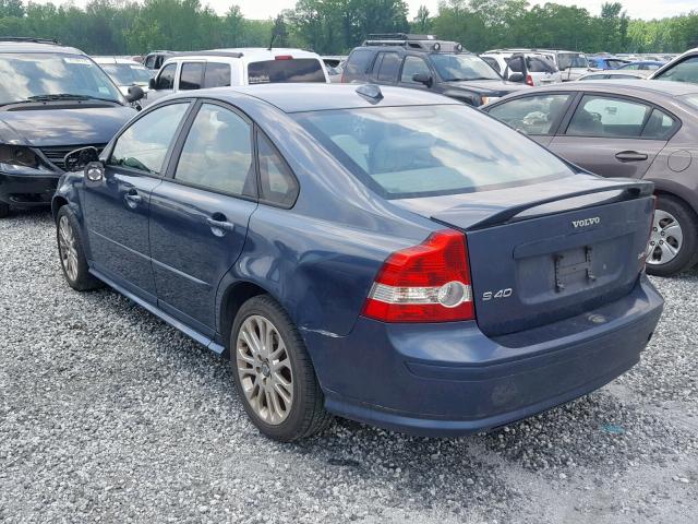 YV1MS382X72312144 - 2007 VOLVO S40 2.4I BLUE photo 3