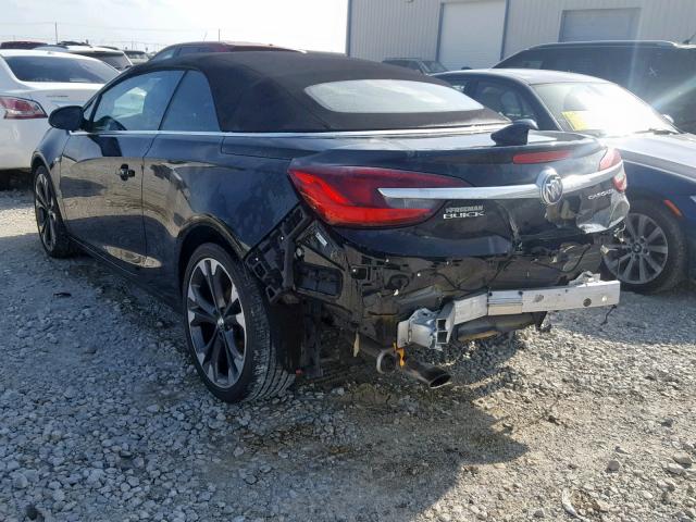 W04WH3N56HG076702 - 2017 BUICK CASCADA PR BLACK photo 3