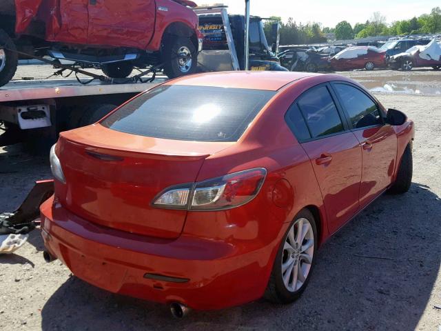 JM1BL1U69B1412466 - 2011 MAZDA 3 S RED photo 4