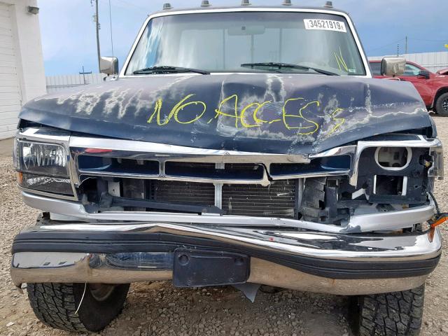 2FTHF36G6SCA22670 - 1995 FORD F350 TWO TONE photo 9