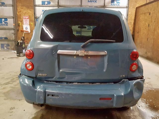 3GNDA13D87S629177 - 2007 CHEVROLET HHR LS Azul foto 9