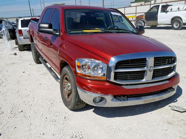 3D7KR29CX6G146147 - 2006 DODGE RAM 2500 RED photo 1