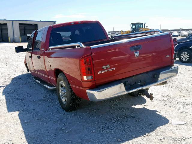 3D7KR29CX6G146147 - 2006 DODGE RAM 2500 RED photo 3