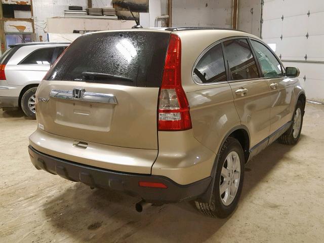 5J6RE48709L017369 - 2009 HONDA CR-V EXL GOLD photo 4