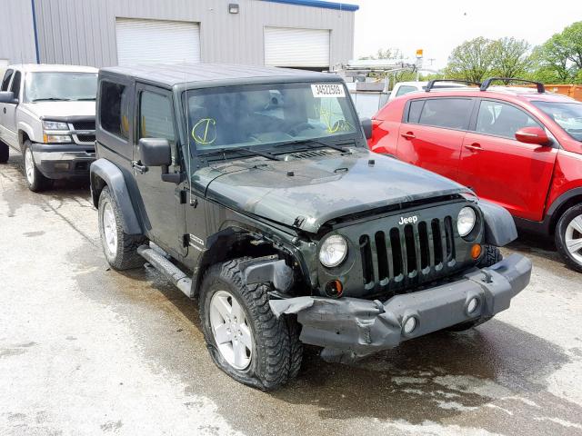 1J4AA2D18AL133762 - 2010 JEEP WRANGLER S GREEN photo 1