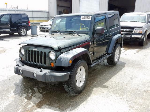 1J4AA2D18AL133762 - 2010 JEEP WRANGLER S GREEN photo 2