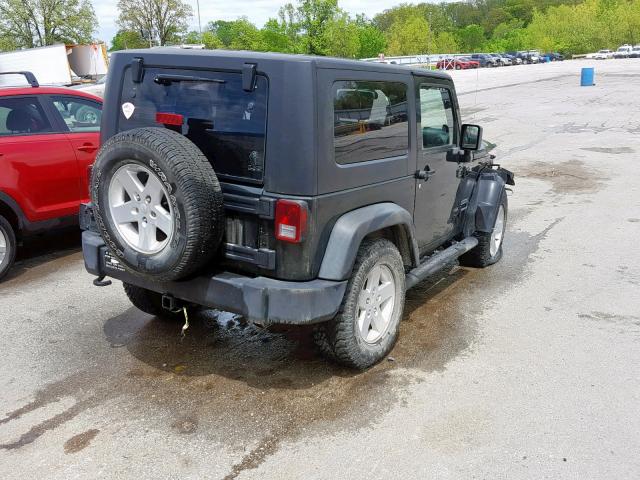 1J4AA2D18AL133762 - 2010 JEEP WRANGLER S GREEN photo 4