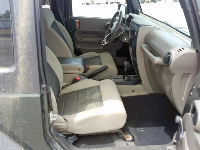 1J4AA2D18AL133762 - 2010 JEEP WRANGLER S GREEN photo 5