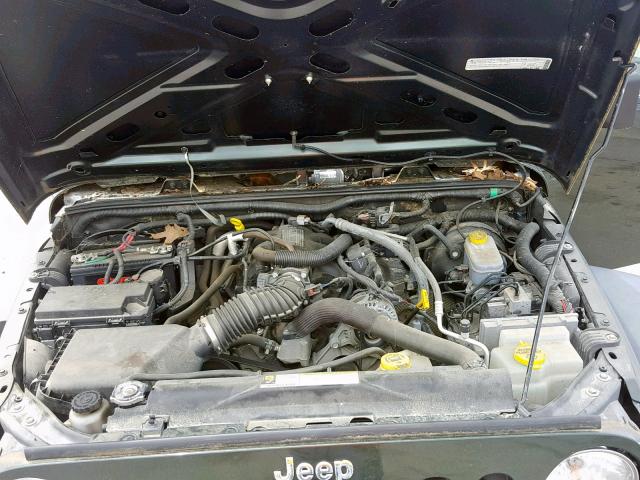 1J4AA2D18AL133762 - 2010 JEEP WRANGLER S GREEN photo 7