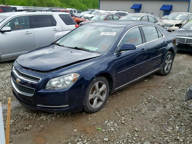 1G1ZC5E11BF254712 - 2011 CHEVROLET MALIBU 1LT 蓝色 照片 2