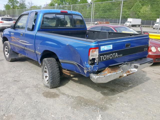 JT4VD22E7S0006508 - 1995 TOYOTA T100 XTRAC BLUE photo 3