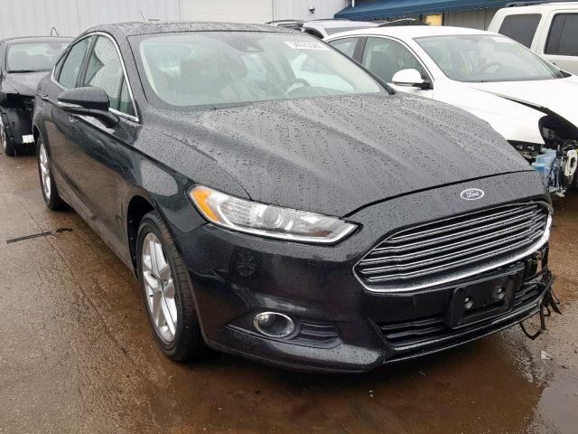 3FA6P0HR9DR167994 - 2013 FORD FUSION SE BLACK photo 1