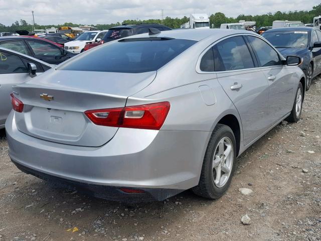 1G1ZB5ST7GF358508 - 2016 CHEVROLET MALIBU LS SILVER photo 4