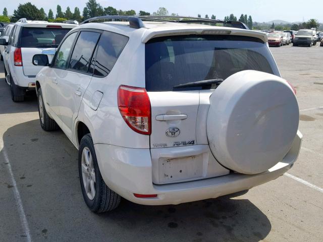 JTMBD31V085141450 - 2008 TOYOTA RAV4 LIMIT WHITE photo 3