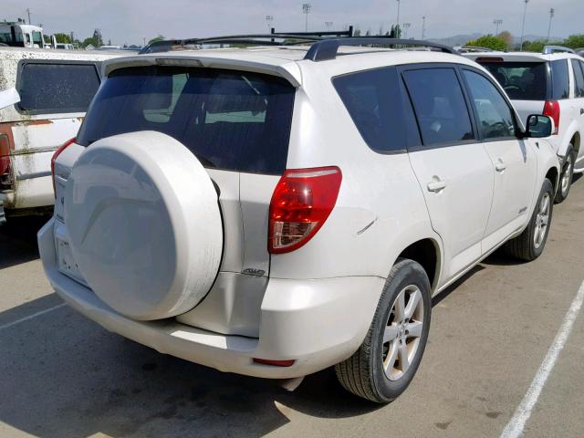 JTMBD31V085141450 - 2008 TOYOTA RAV4 LIMIT WHITE photo 4