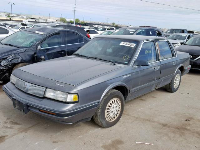 1G3AL54N7N6430675 - 1992 OLDSMOBILE CUTLASS CI GRAY photo 2