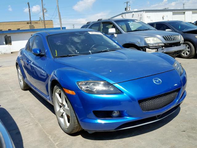 JM1FE173X40131587 - 2004 MAZDA RX8 BLUE photo 1