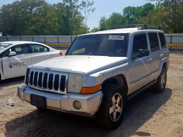 1J4RH4GK3AC157577 - 2010 JEEP COMMANDER SILVER photo 2