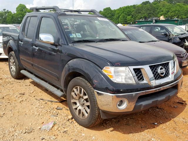 1N6AD0ER1AC447675 - 2010 NISSAN FRONTIER C BLACK photo 1