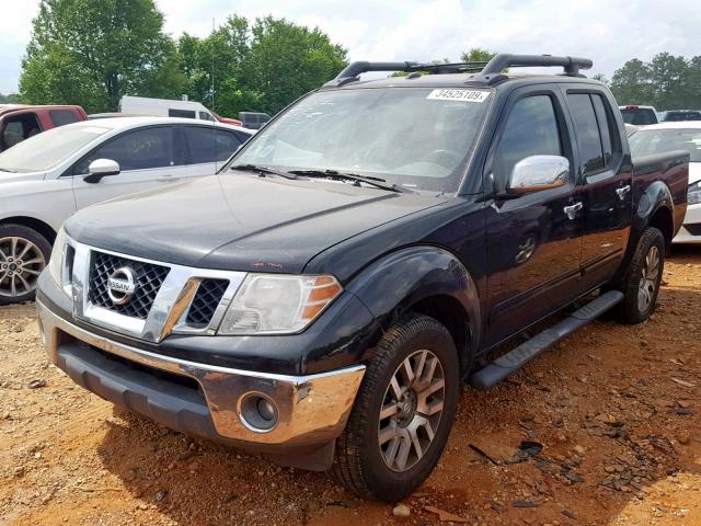 1N6AD0ER1AC447675 - 2010 NISSAN FRONTIER C BLACK photo 2