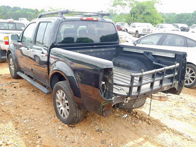 1N6AD0ER1AC447675 - 2010 NISSAN FRONTIER C BLACK photo 3