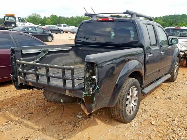 1N6AD0ER1AC447675 - 2010 NISSAN FRONTIER C BLACK photo 4