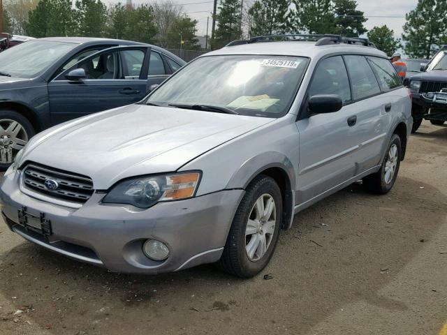 4S4BP61C957343805 - 2005 SUBARU LEGACY OUT SILVER photo 2