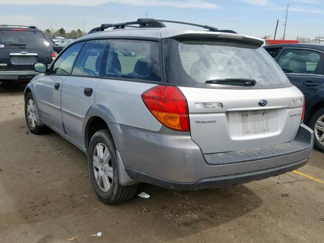 4S4BP61C957343805 - 2005 SUBARU LEGACY OUT SILVER photo 3