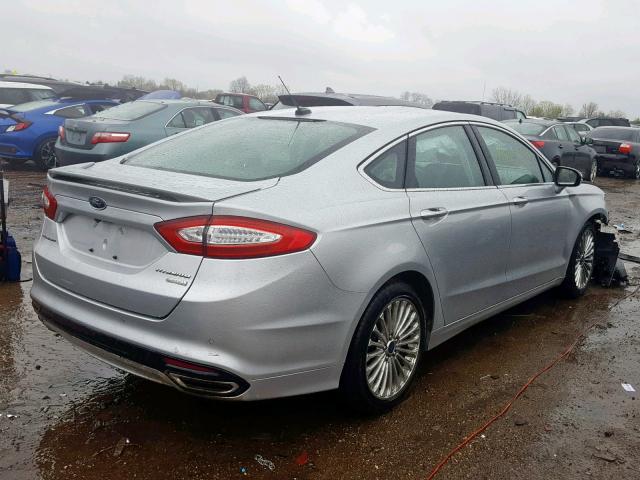 3FA6P0K92GR399687 - 2016 FORD FUSION TIT SILVER photo 4