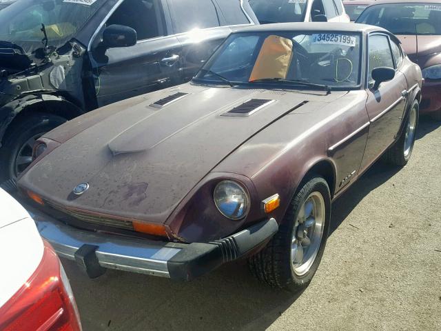 HLS30456755 - 1978 DATSUN 280Z MAROON photo 2